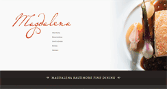 Desktop Screenshot of magdalenarestaurant.com